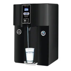 KENT Sapphire BLACK  | RO+UF+Inline UV+Alkaline+TDS Control+UV LED in Tank